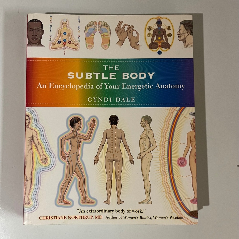 Sounds True The Subtle Body Book Adult OS White Energetic Anatomy Cyndi Dale